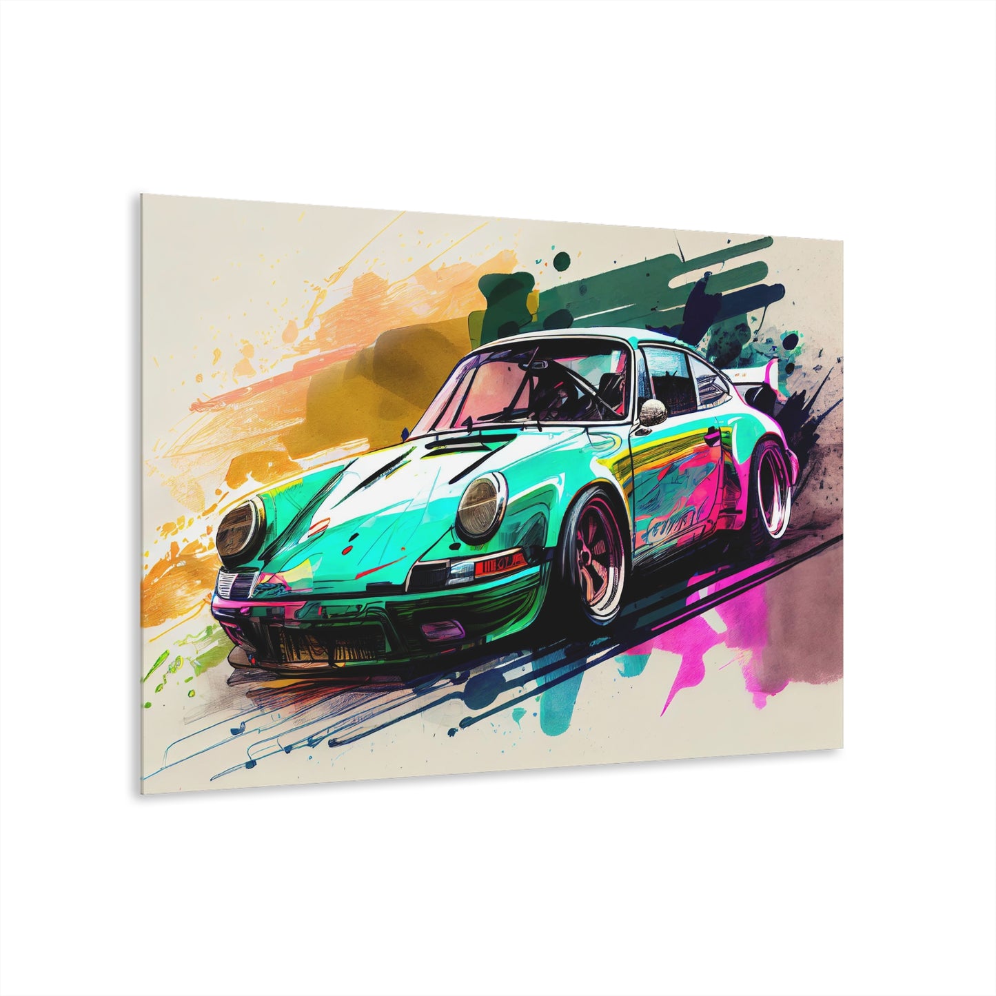 Retro Porsche Sketch