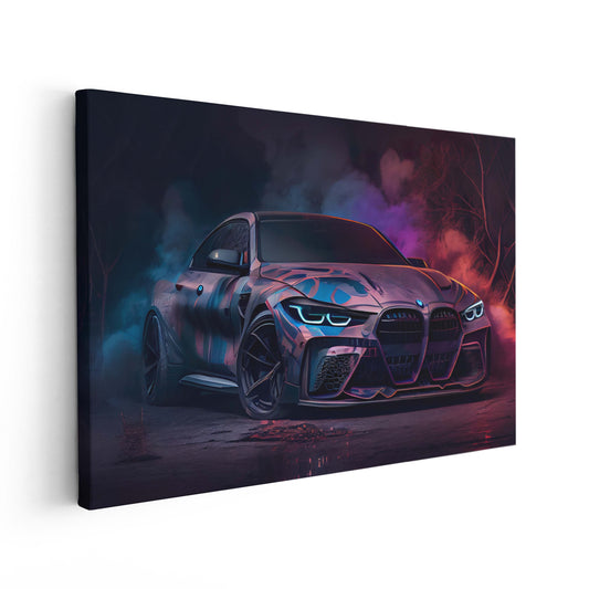 BMW M4 Graffiti Smoke