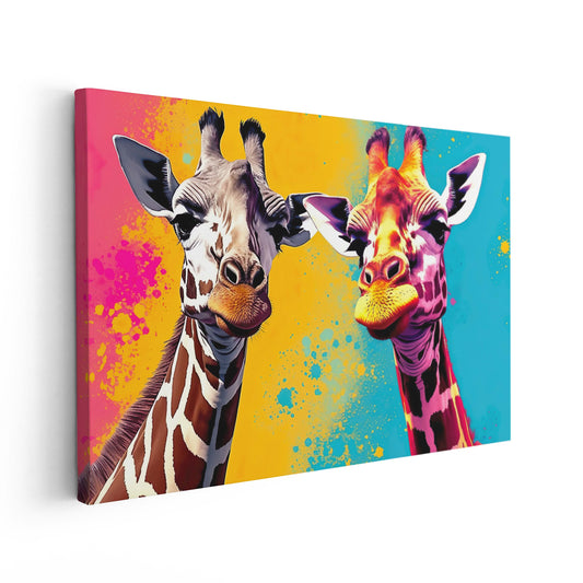 Colorful Giraffes