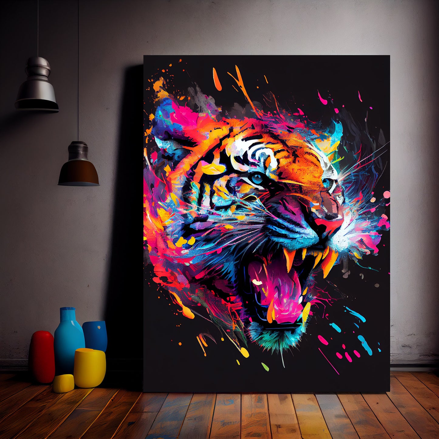 Tiger Color Splash