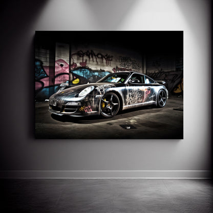 Porsche 911 Graffiti Hall